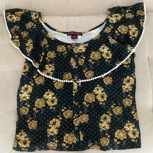 Off the shoulder floral top